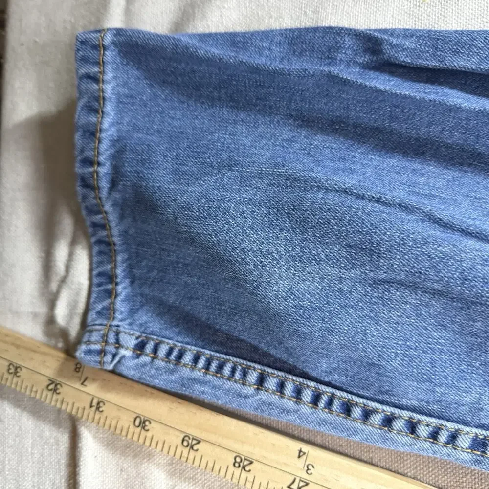 Levi's 505 Men's Blue Denim Straight Leg Jeans Regular Fit 5-Pocket 34x34